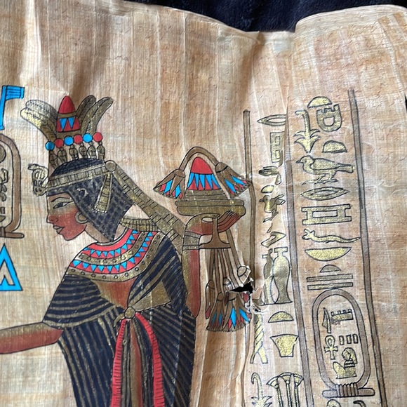 Egyptian Papyrus Print ~ ✨ - Picture 5 of 11